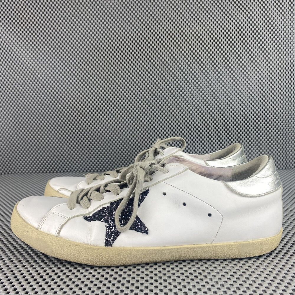 Golden Goose Super-Star Classic Sneakers Adult 42 M9 L12 White Leather Low Top - Picture 2 of 13